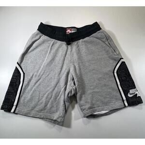 Nike Air Grey and Black Athletic Shorts Size L